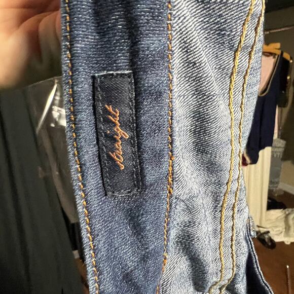 Seven7 Classic Straight Leg Jeans Medium Wash Cotton Blend Size 8 Women's - Picture 8 of 11